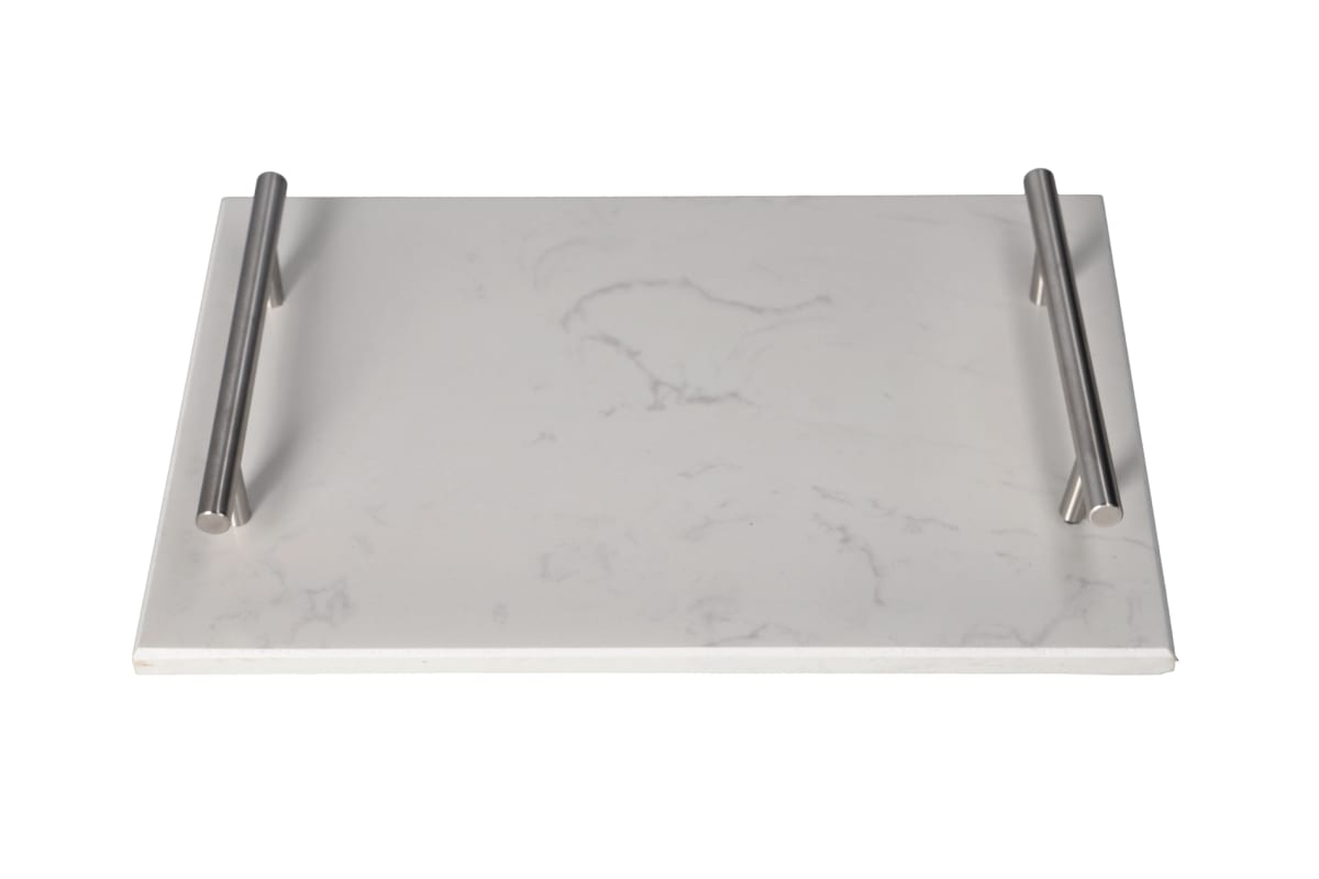 Marble Serving Platter With Handle - default