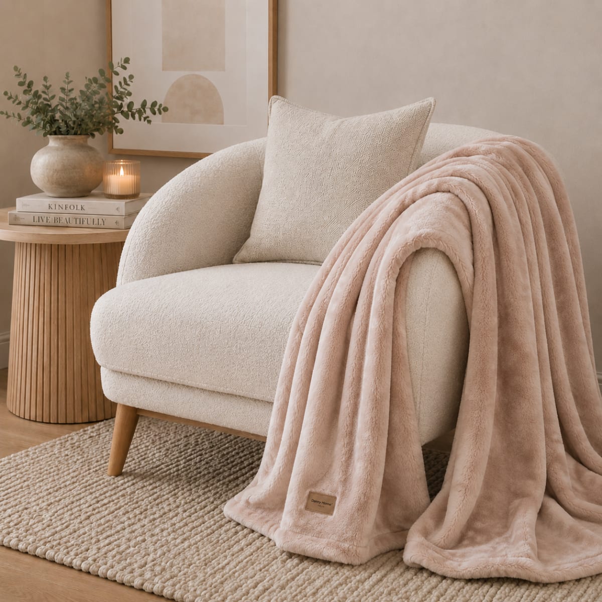 Super Soft Plush Throw Blanket 200cm - default
