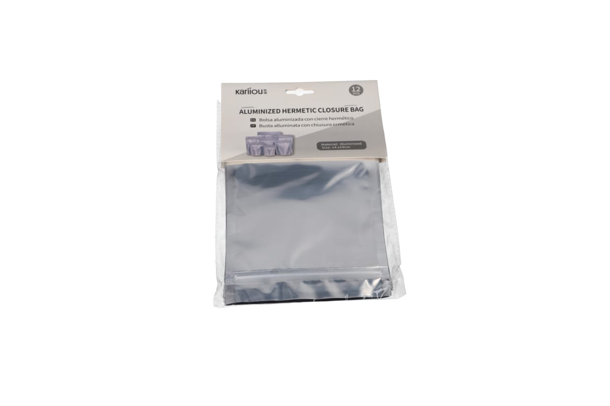 Aluminized Hermetic Closure Bag 14X19cm - default