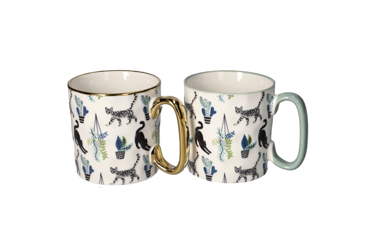 Porcelain Coffee Mug Set 2pcs 310ml  - default