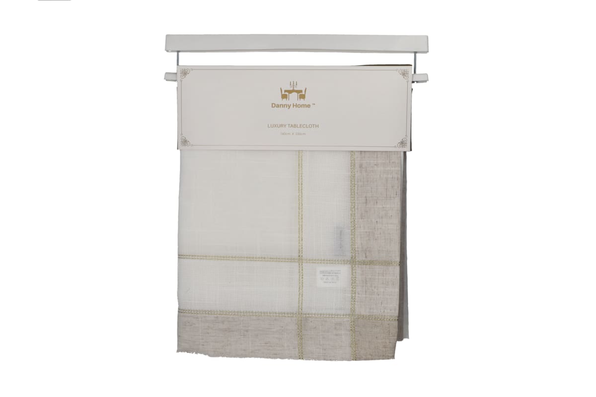 Chanvre &amp; Polyester Tablecloth 220cm - default