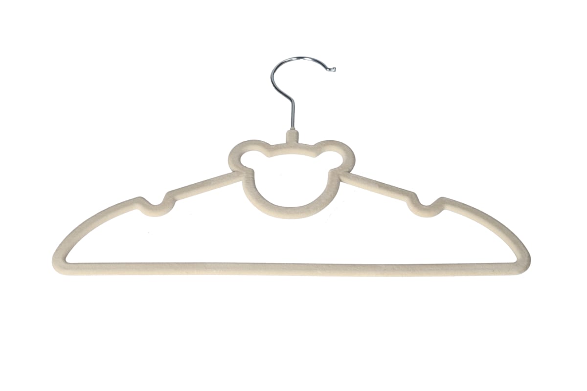 Camel Velvet Kids Hanger 10pcs 32.7cm - default