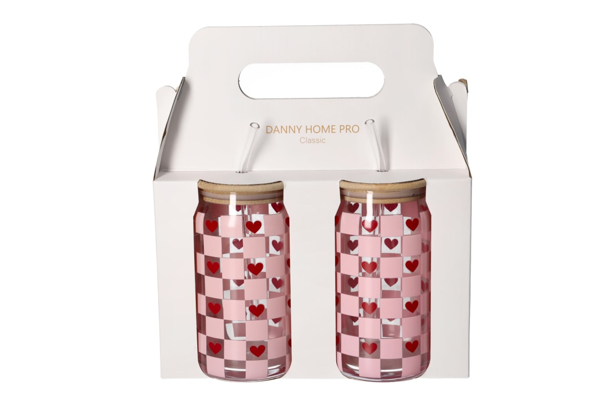 Cola Drinking Glass Cup 2pcs 500ml - default