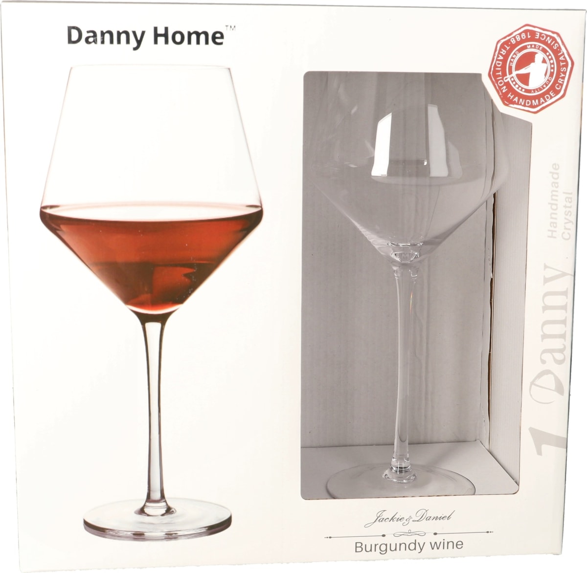 Burgundy Wine Glasses 2pcs 25.7cm - default