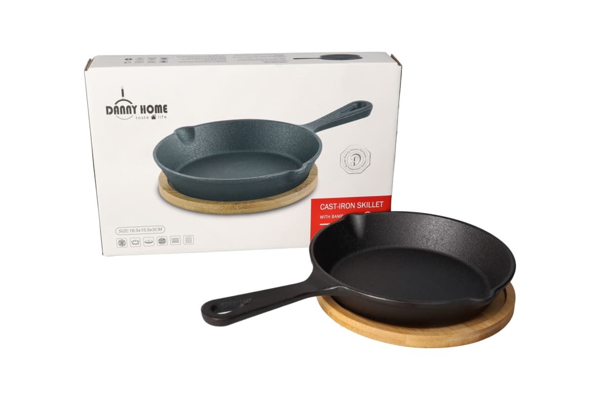 Cast Iron Skillet Fry Pan 21.8cm - default