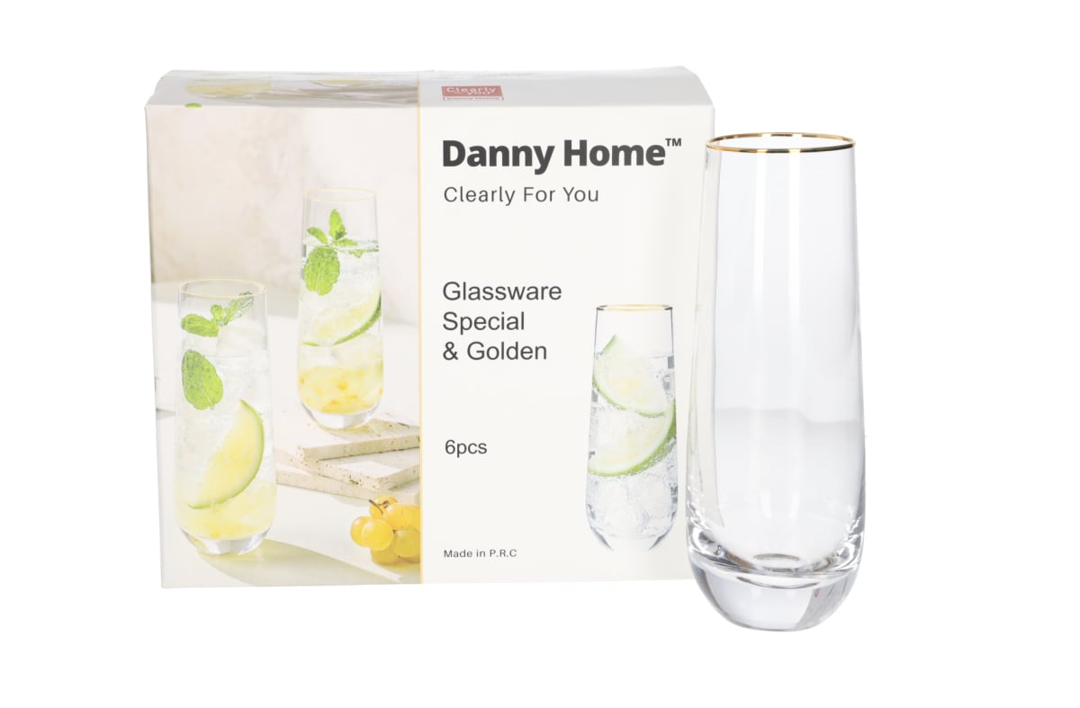 Tumbler Glass Cups 285ml 6pcs - default