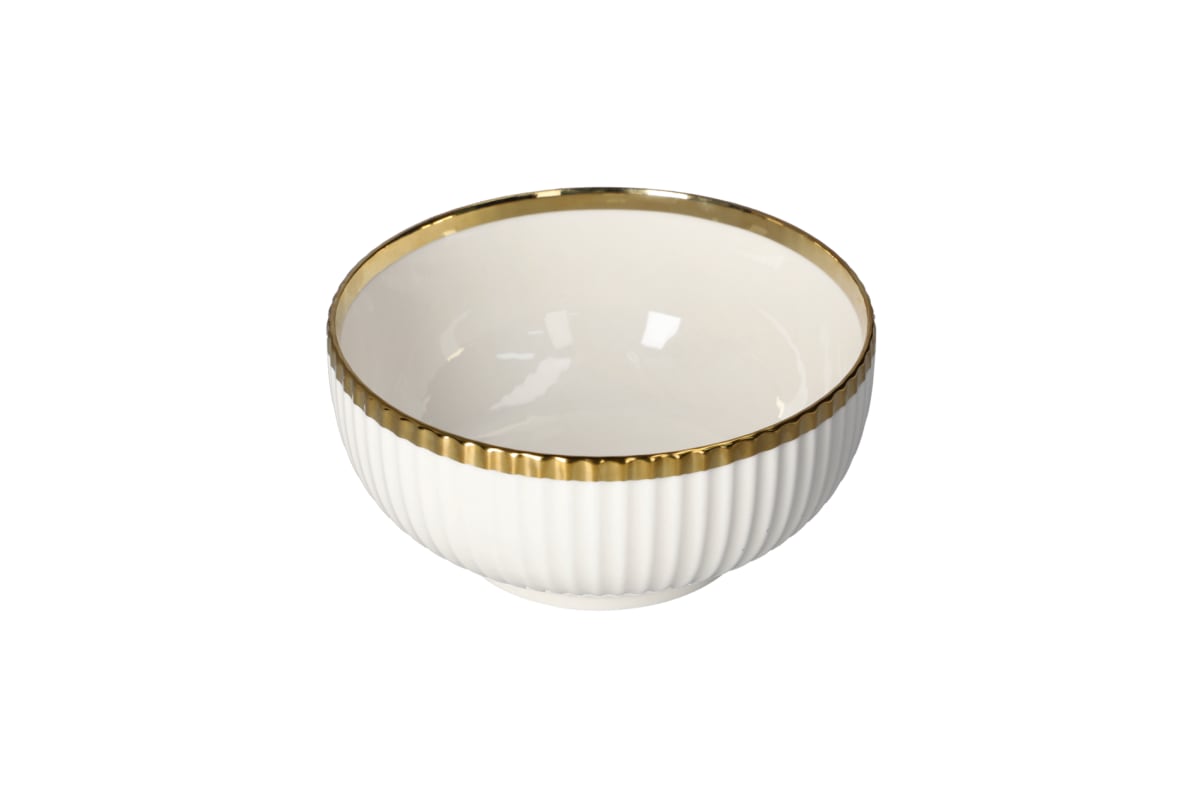 Golden Rim Cereal Bowl 15cm - default