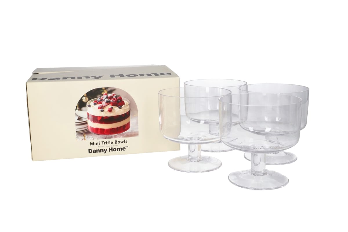 Dessert Glass Trifle Bowls 4pcs 10.5cm - default