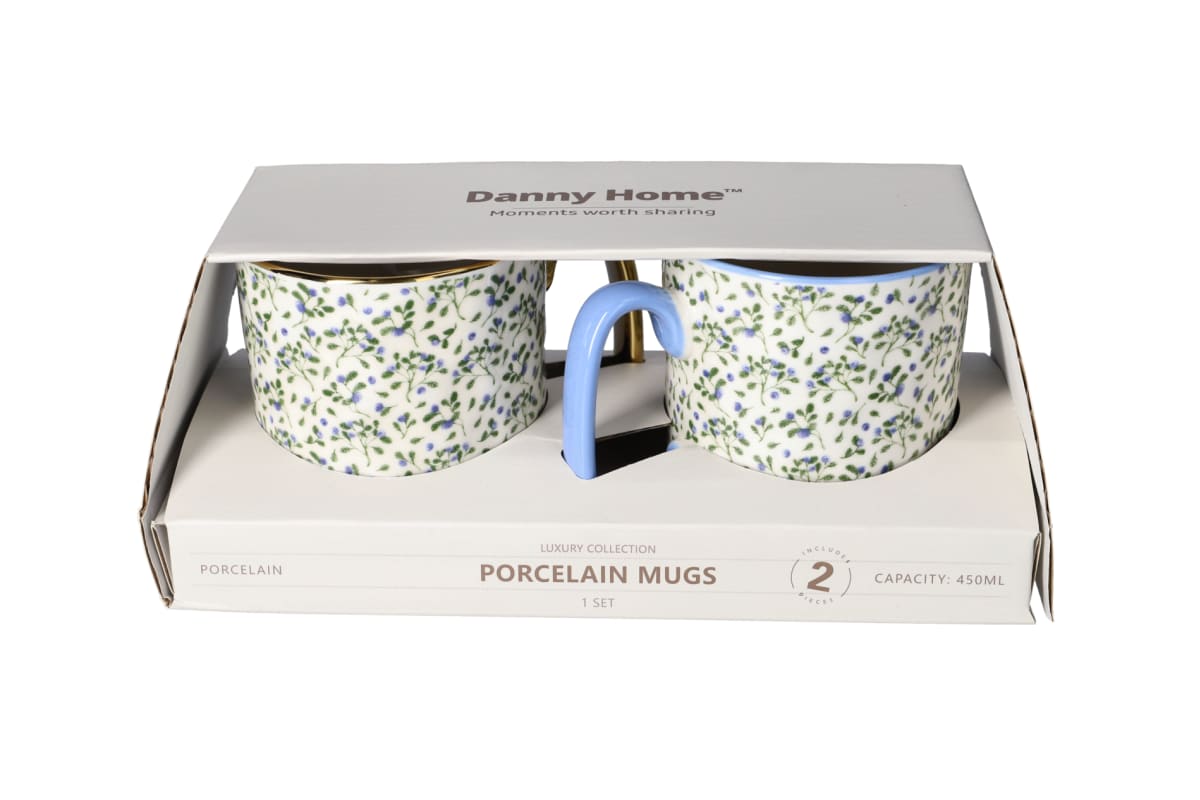 Porcelain Coffee Mug Set 2pcs 310ml  - default