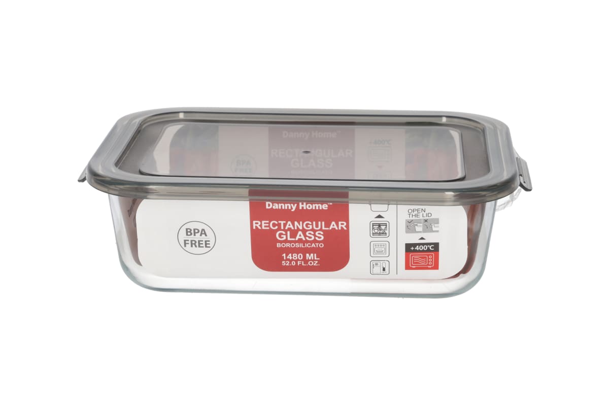 Borosilicate Food Container 1480ml  - default