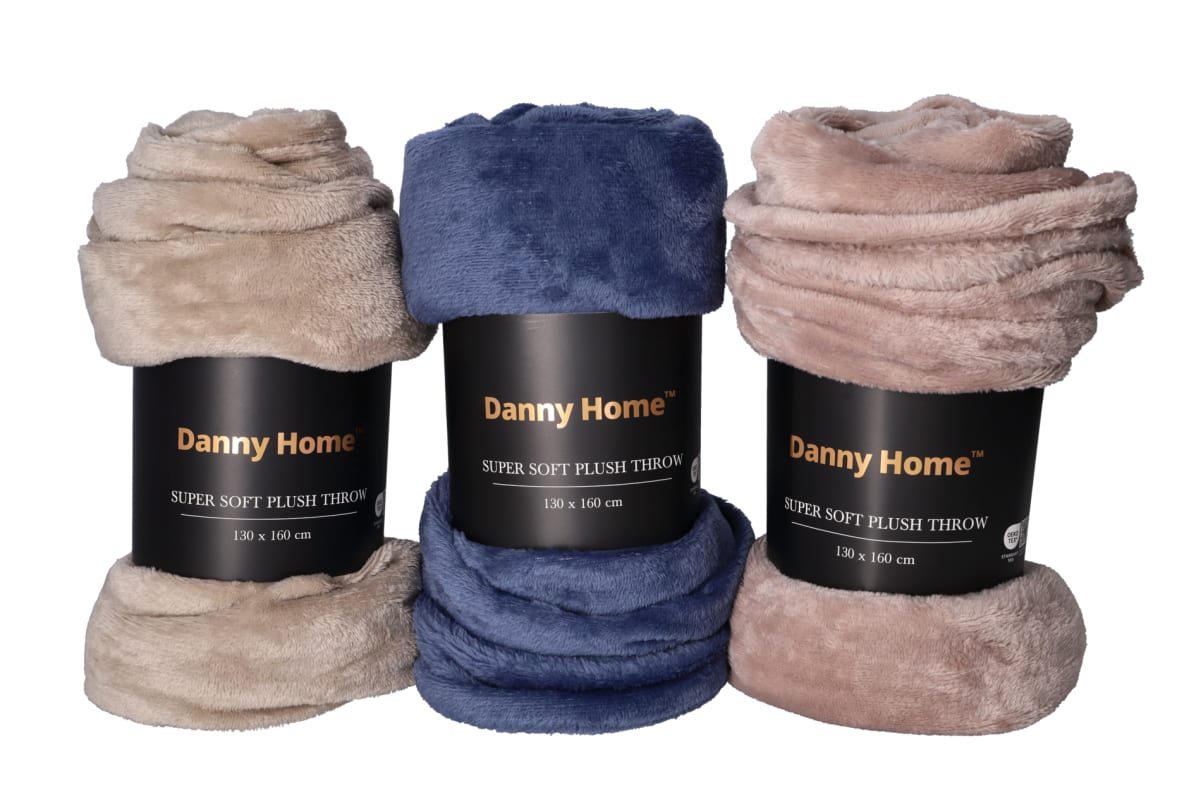 Plush Throw Over Blanket 3 colors  - default