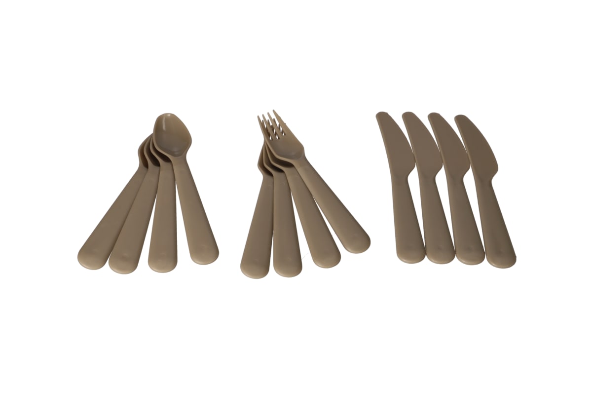 12-Piece Plastic Cutlery Set - default
