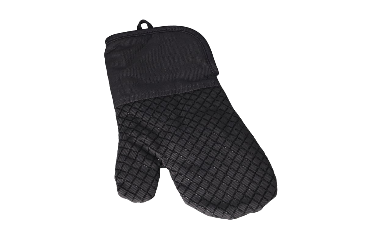 Cotton &amp; Silicone Oven Mitt 32.7cm - default