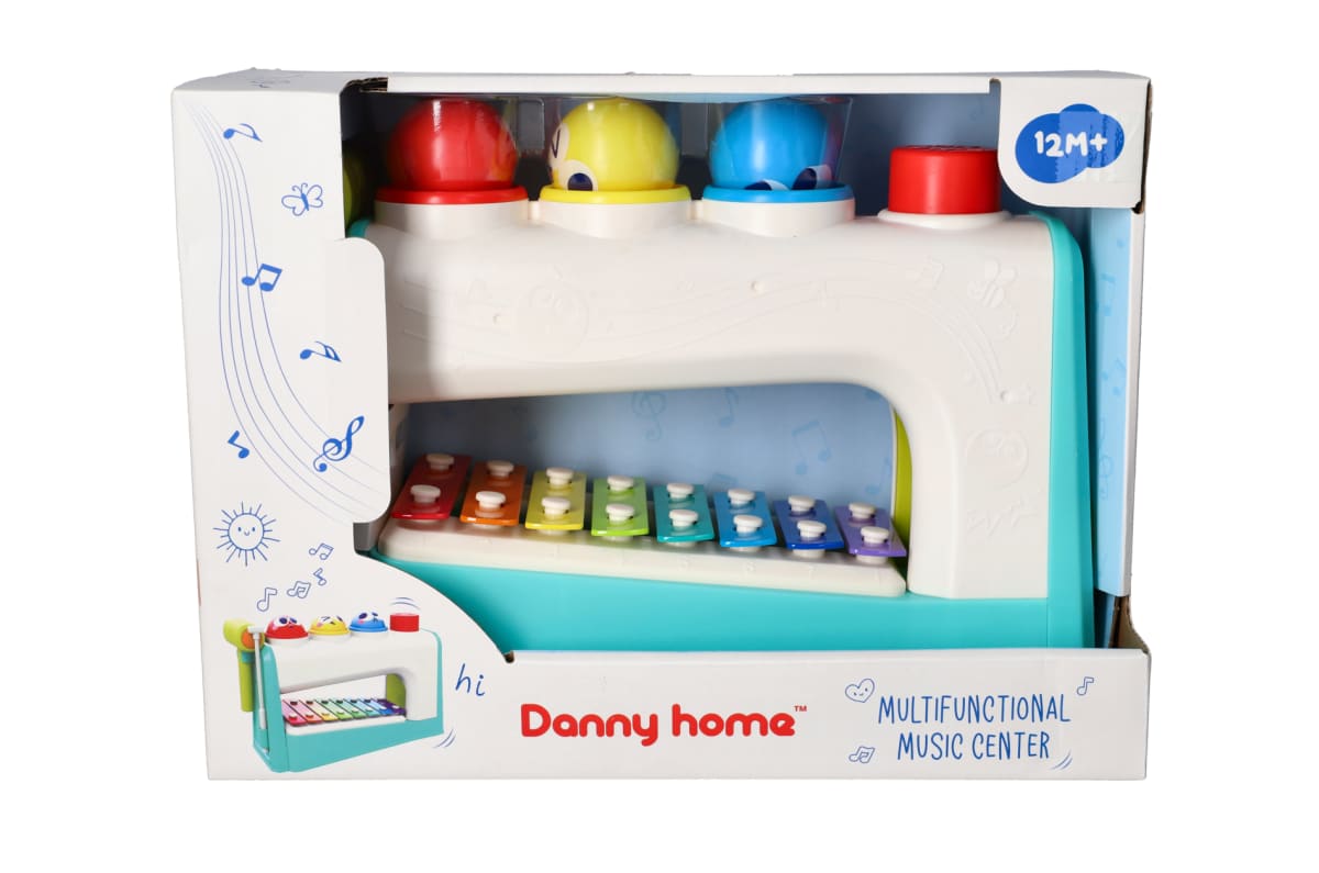 Xylophone &amp; Pounding ﻿Musical Toy 28cm - default
