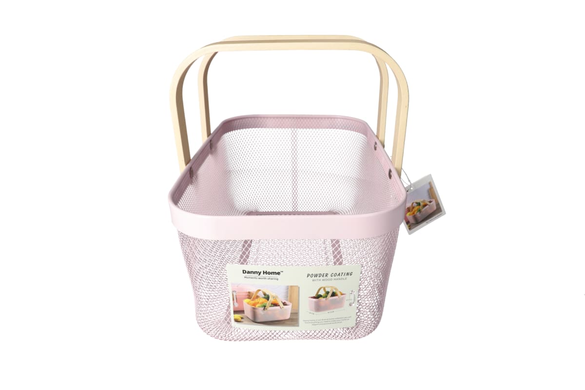 Mesh Stainless Steel Storage Basket 40cm - default