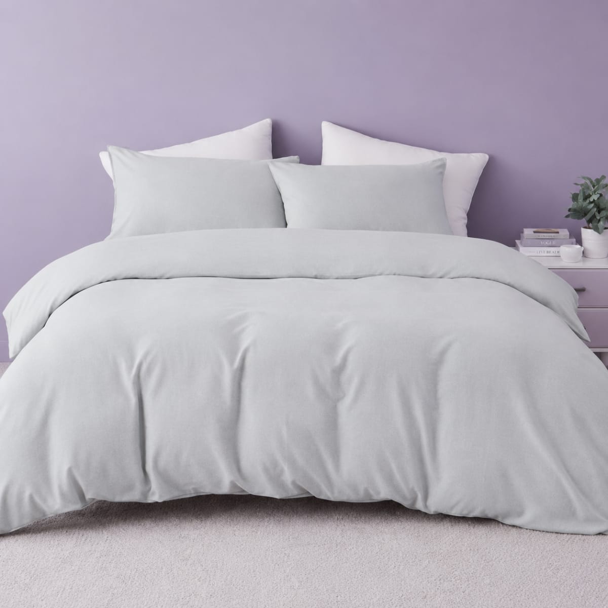 Polyester Double Bed Duvet Cover 3pcs - default