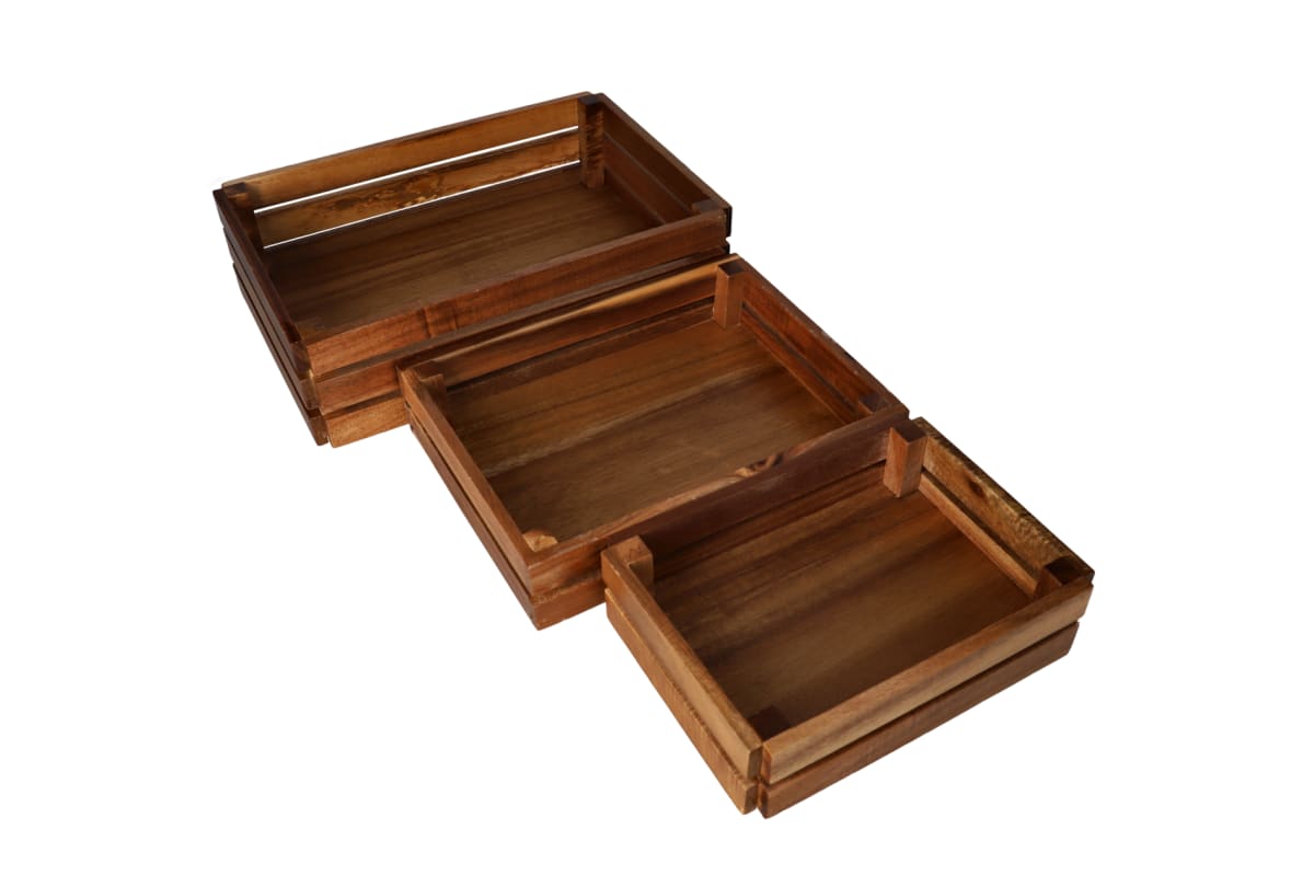 Buffet Wooden Food Crate 32.4cm - default