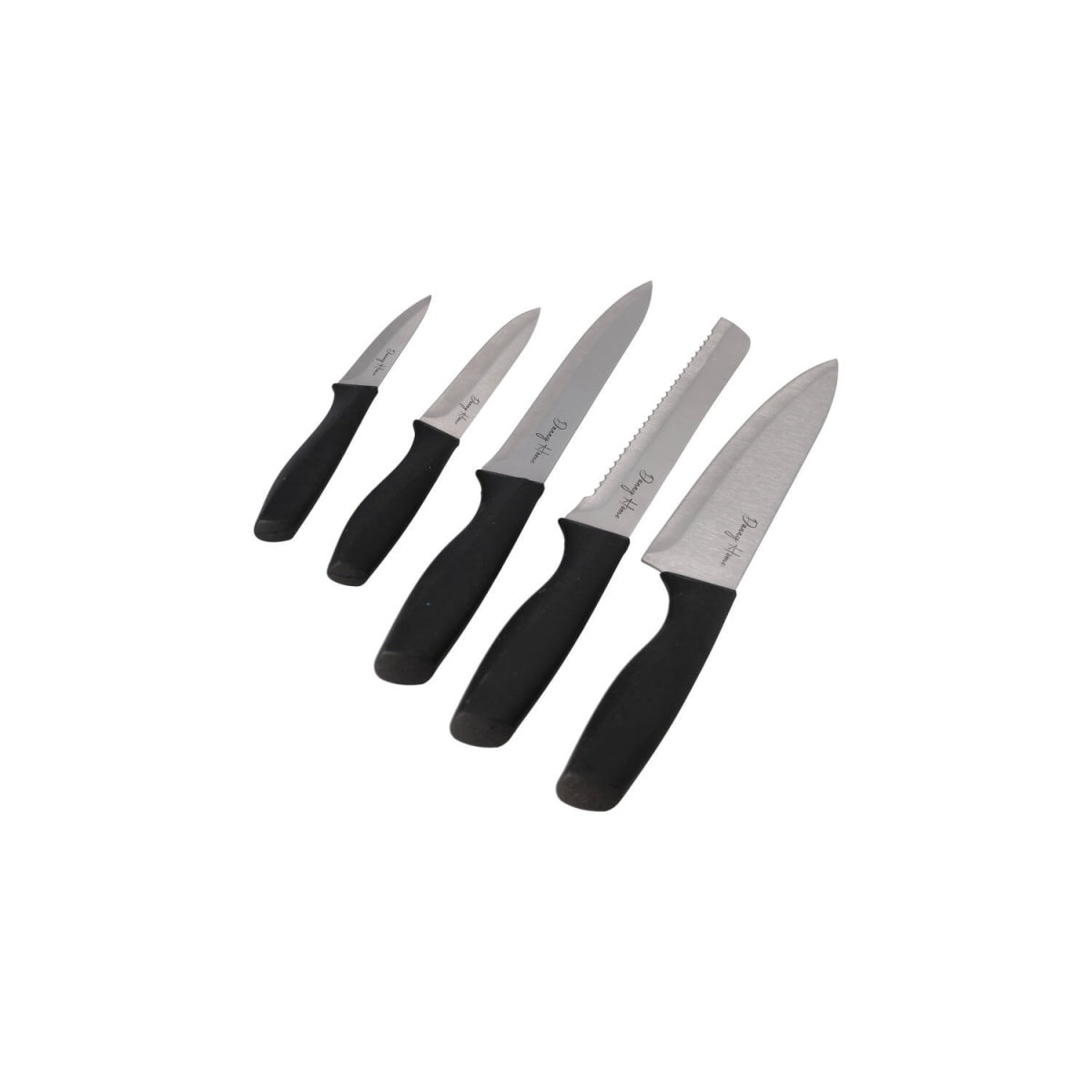 Black Knife Set 6Pcs | Danny Home