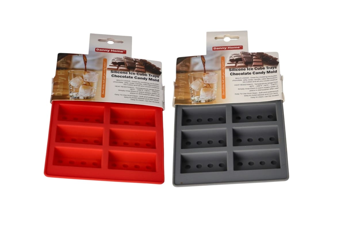 Chocolate 10 Cubes Mould 18.5cm 2pcs - default