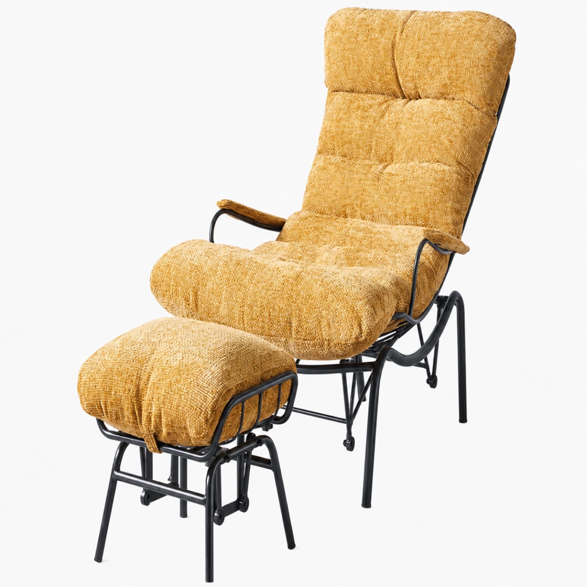 Recliner Lounge Chair with Footrest 106cm - default