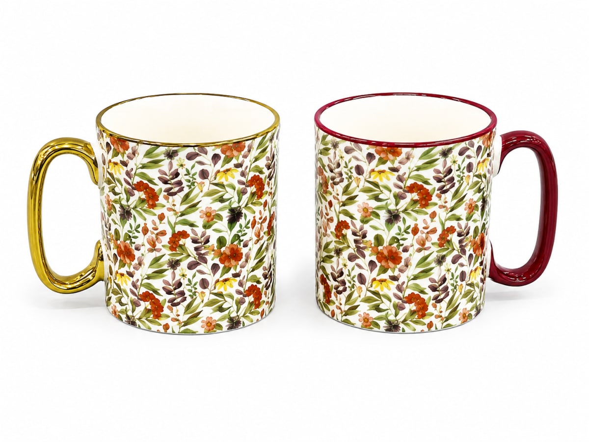 Porcelain Coffee Mug Set 2pcs 450ml - default