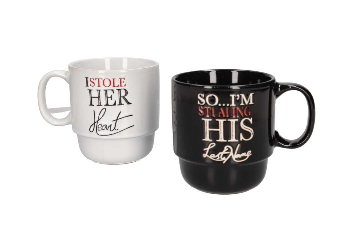 Coffee Mug Set 2pcs 500ml   - default