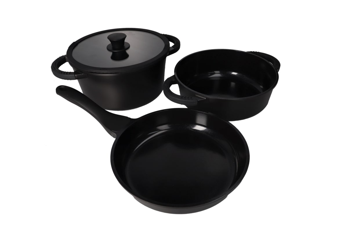 Aluminium Cookware Pots Set 6pcs - default