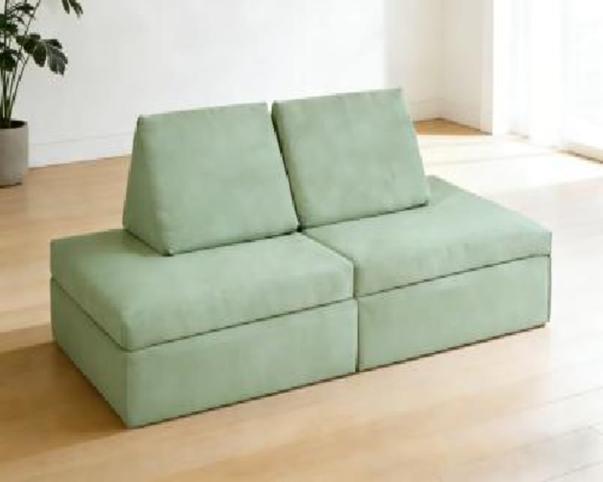Green Compressed Modular Sofa Bed 150cm - default