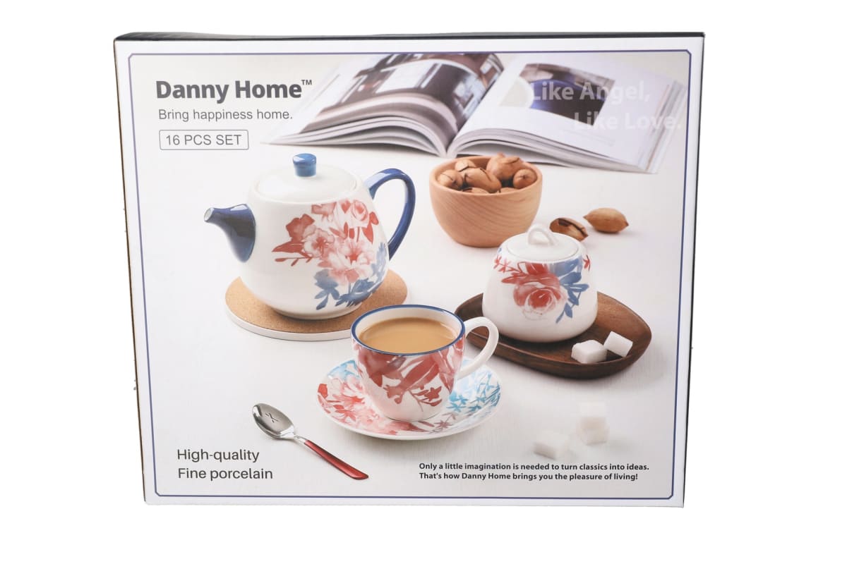 Porcelain Tea Set 16pcs  - default