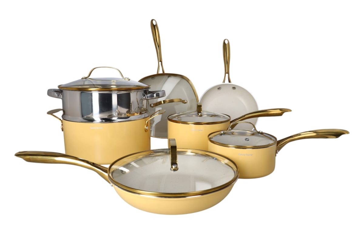  Cookware Pots Set with Lids 12pcs - default