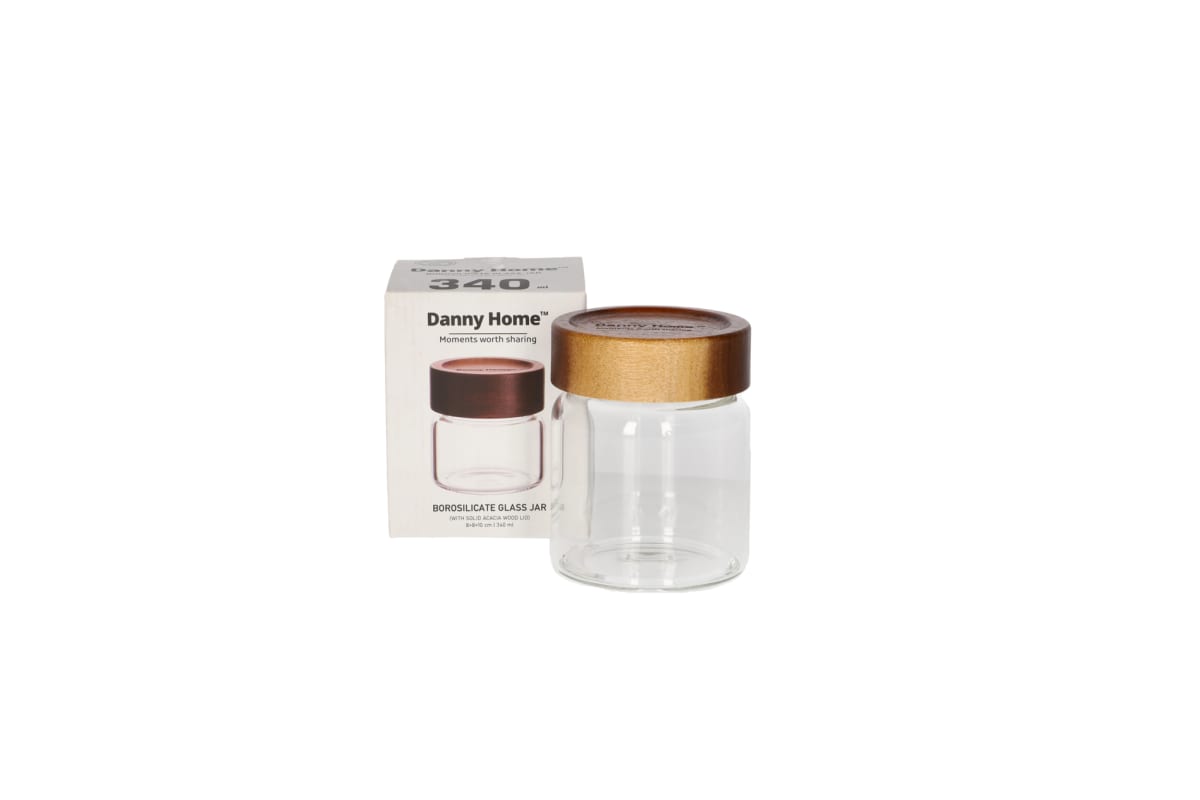 Borosilicate Sealed Glass Jar 340ml - default
