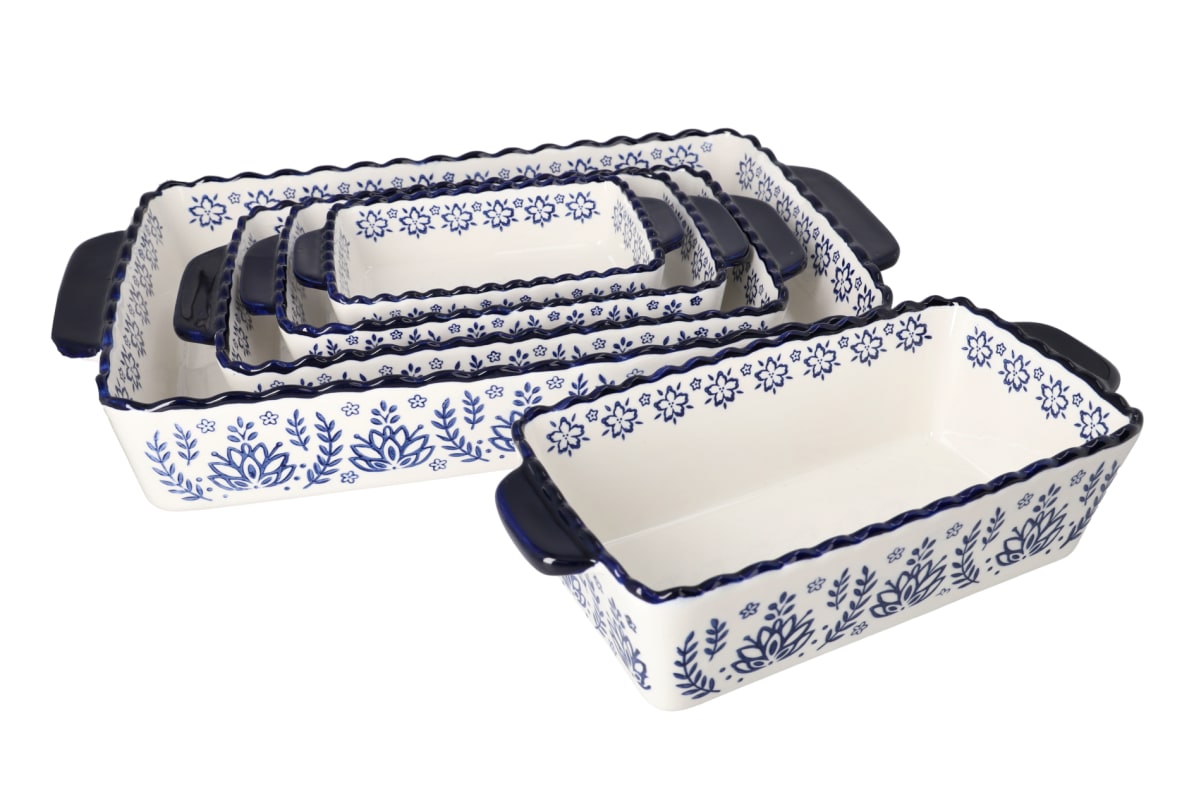  Rectangular Porcelain Baking Dish 47cm - default