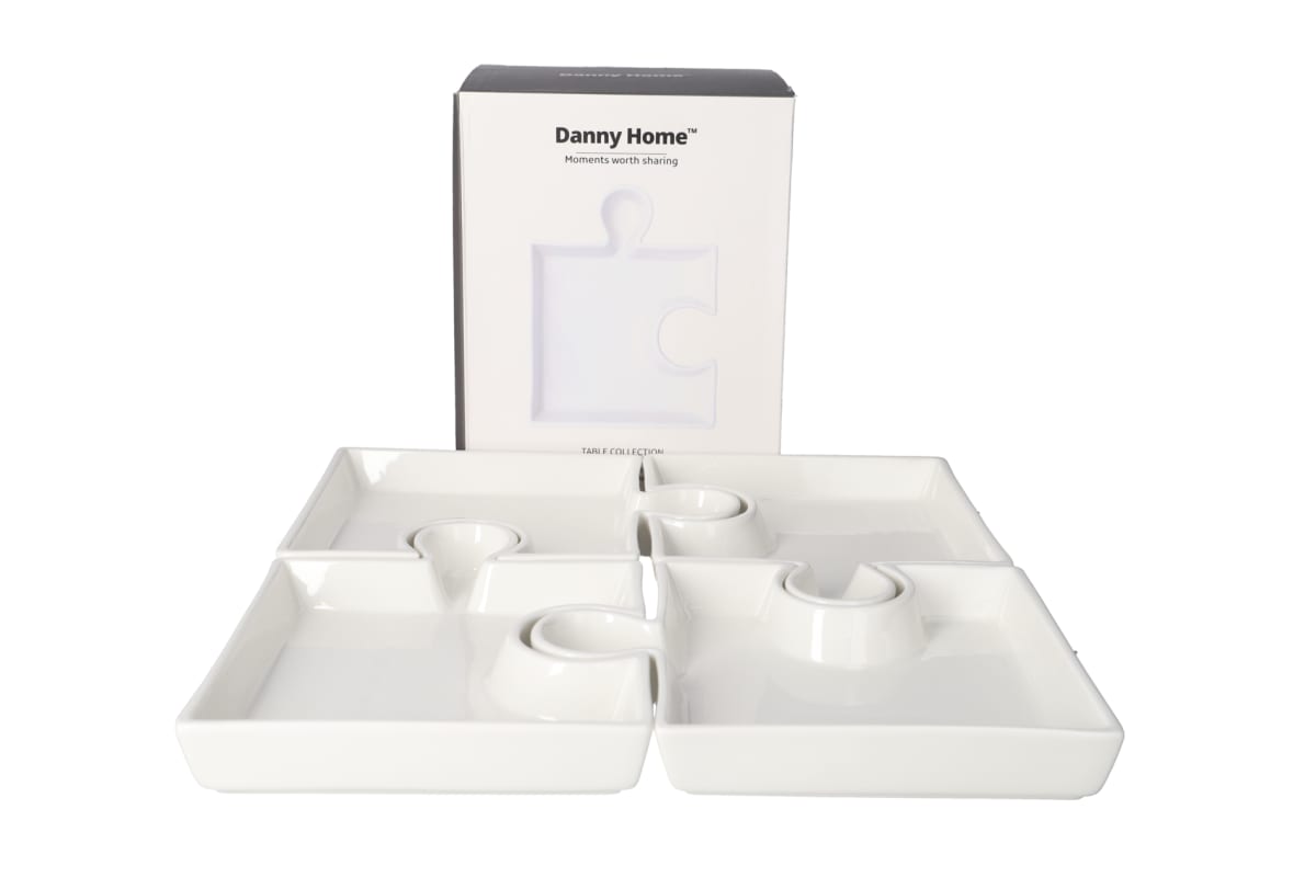 Porcelain Serving Tray 4pcs 29.7cm - default