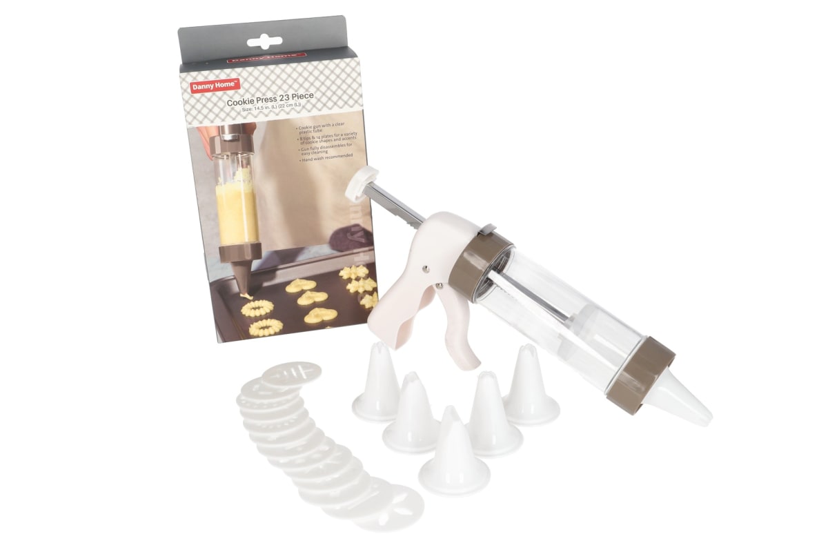 23 Piece Cookie Press And Icing Set 22cm - default