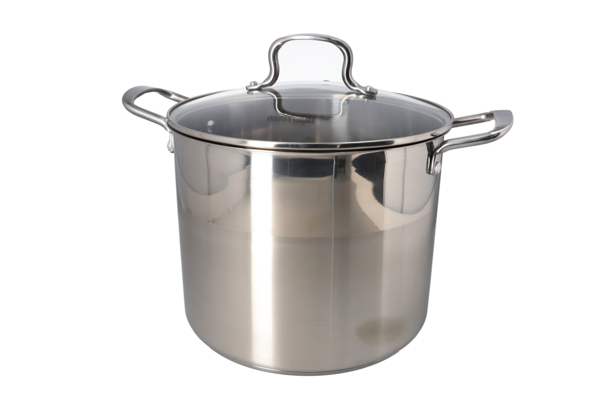 Stainless Steel Stockpot With Glass Lid 26cm - default