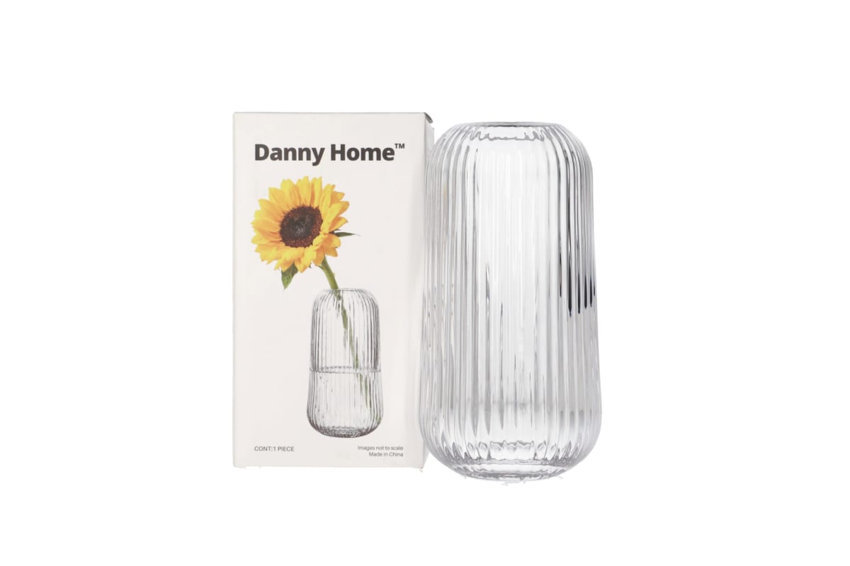  Glass Flower Vase 15.7cm  - default