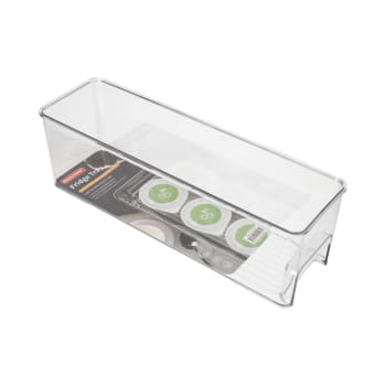 Rectangular Refrigerator Beverage Tray With Handle 35.7cm