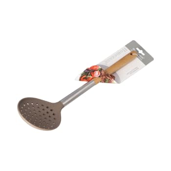 Taupe Silicone Head Skimmer Spoon 33cm - default