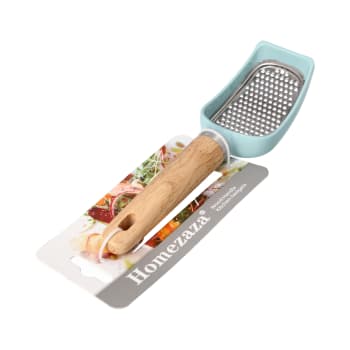 Blue Wooden Hand Grater 21cm - default