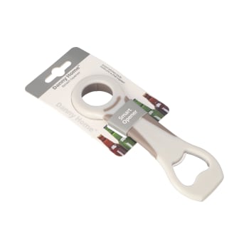 Stone White Smart Bottle Opener 14cm