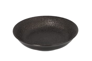 Embossed Black Pasta Bowl 20cm