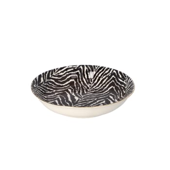 Zebra Print Pasta Bowl 20cm