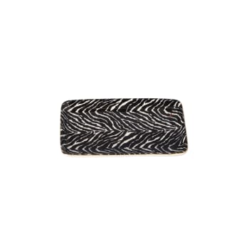 Zebra Print Serving Platter 18cm - default