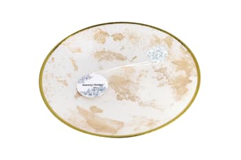 Marble Glassware Serving Platter 27.2cm