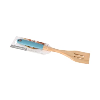 Blue Beach Wood Slotted Turner 32.7cm - default