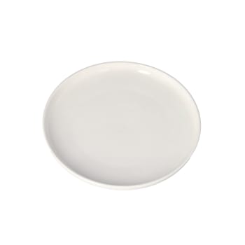 White Ceramic Dinner Plate 25cm - default