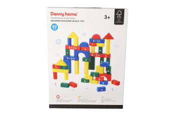 Wooden Building Blocks 60pcs  - default