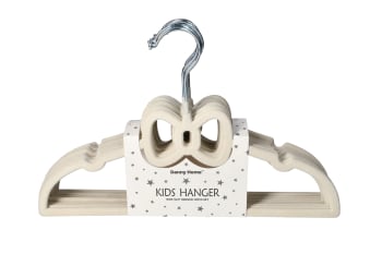 Camel Velvet Kids Hanger 10pcs 32.8cm - default