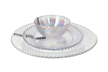 Crystal Pearl Side Plate 21cm