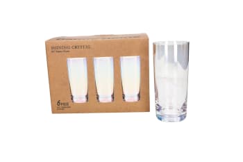  Tall Tumbler Glasses 6pcs 15.9cm